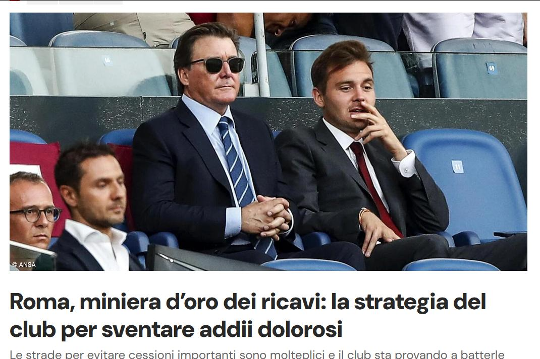  罗马八年同期第二佳绩背后的财务困局：加斯佩里尼正在重蹈穆里尼奥覆辙 体育新闻