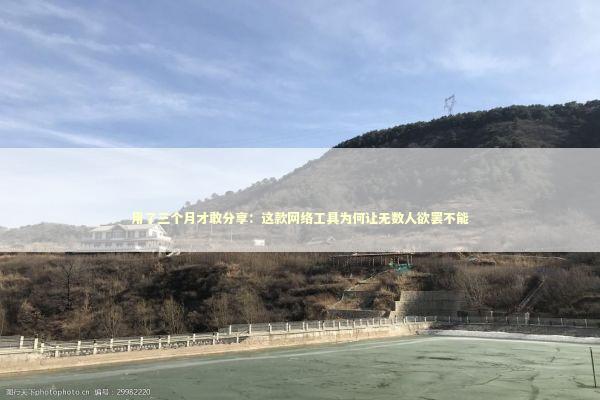 用了三个月才敢分享：这款网络工具为何让无数人欲罢不能 IT技术